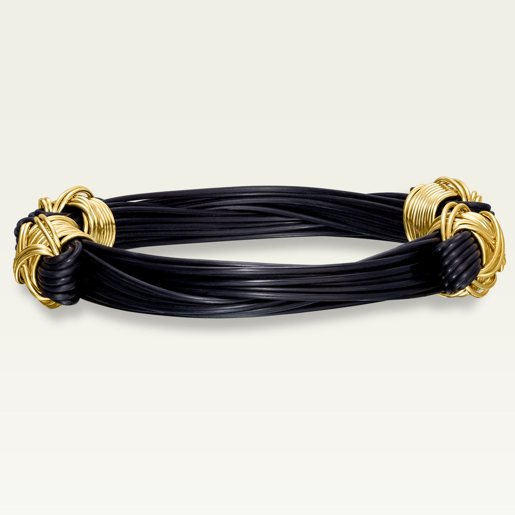 A Gold and Elephant Hair Bracelet at 1stDibs | elephant hair bracelet gold, elephant  hair bracelet silver, elephant hair gold bracelet